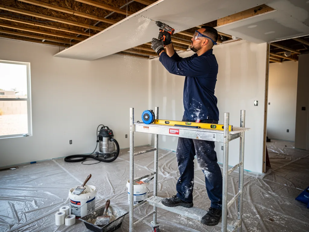 Ceiling Drywall Installation
