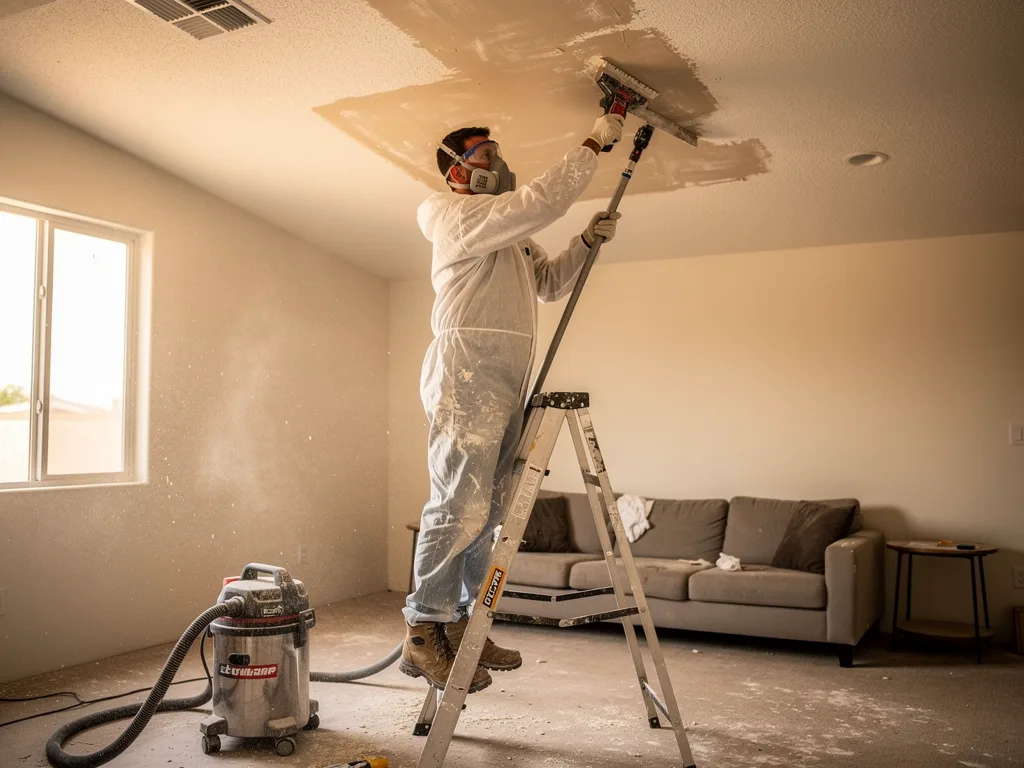 Popcorn Ceiling Removal